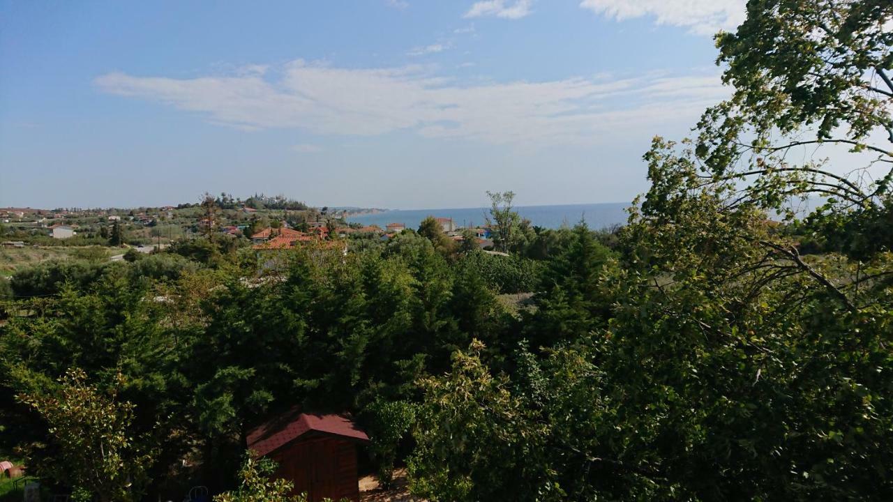 Ferienwohnung Stone House With Seaview Nea Poteidaia Exterior foto